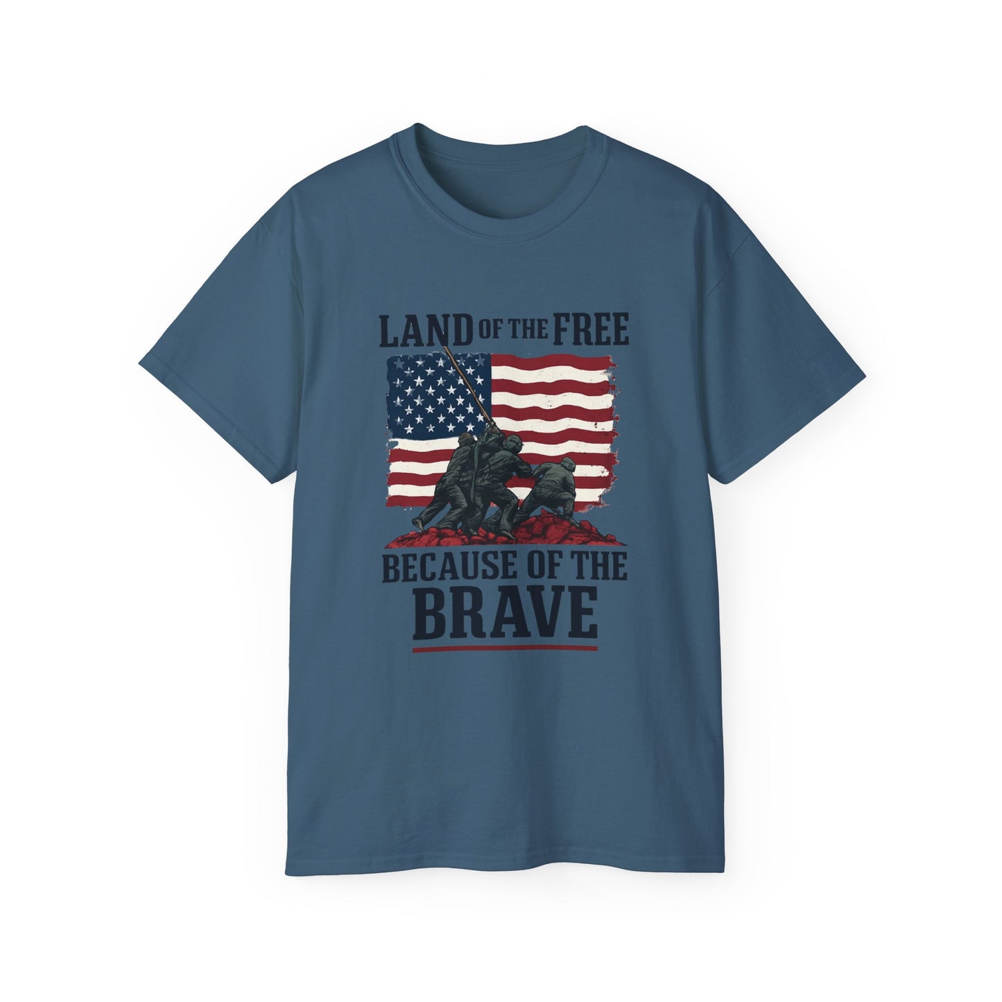 Land of the Free, Because of the Brave T-Shirt