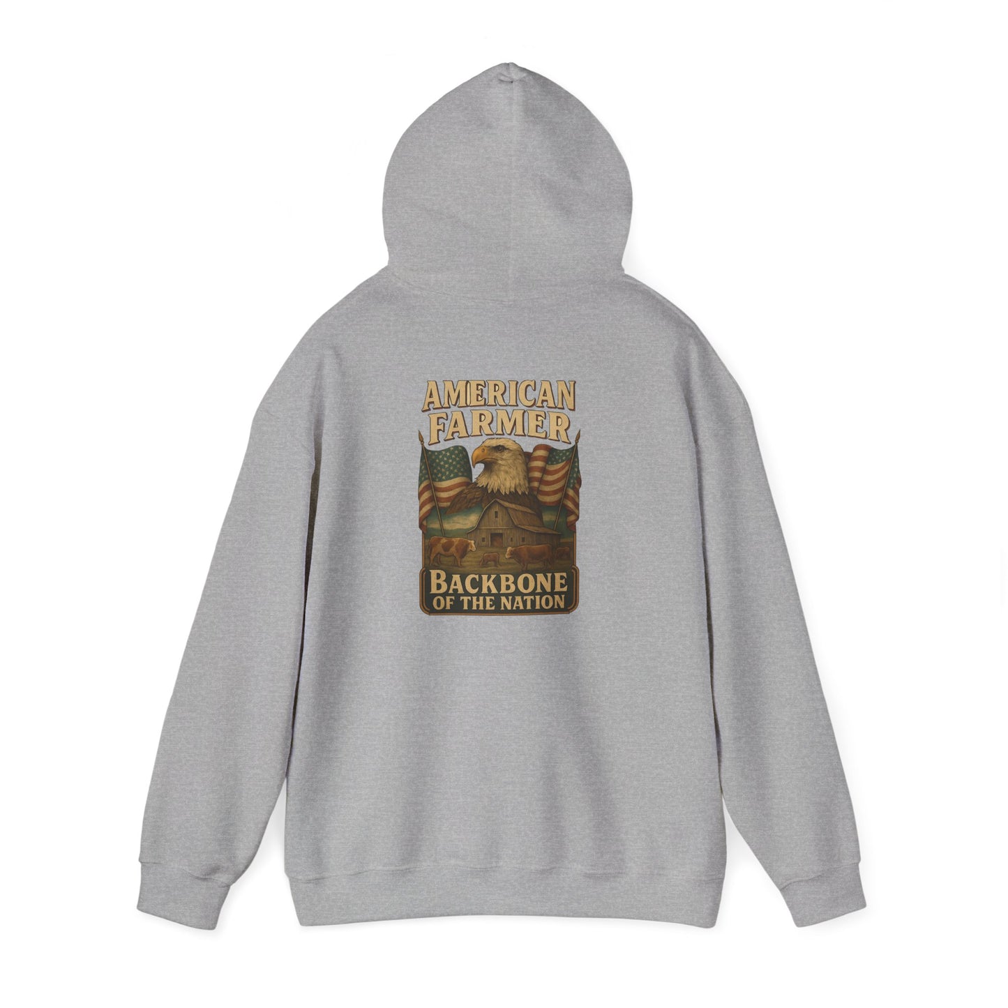 American Farmer-Backbone of the Nation Hoodie