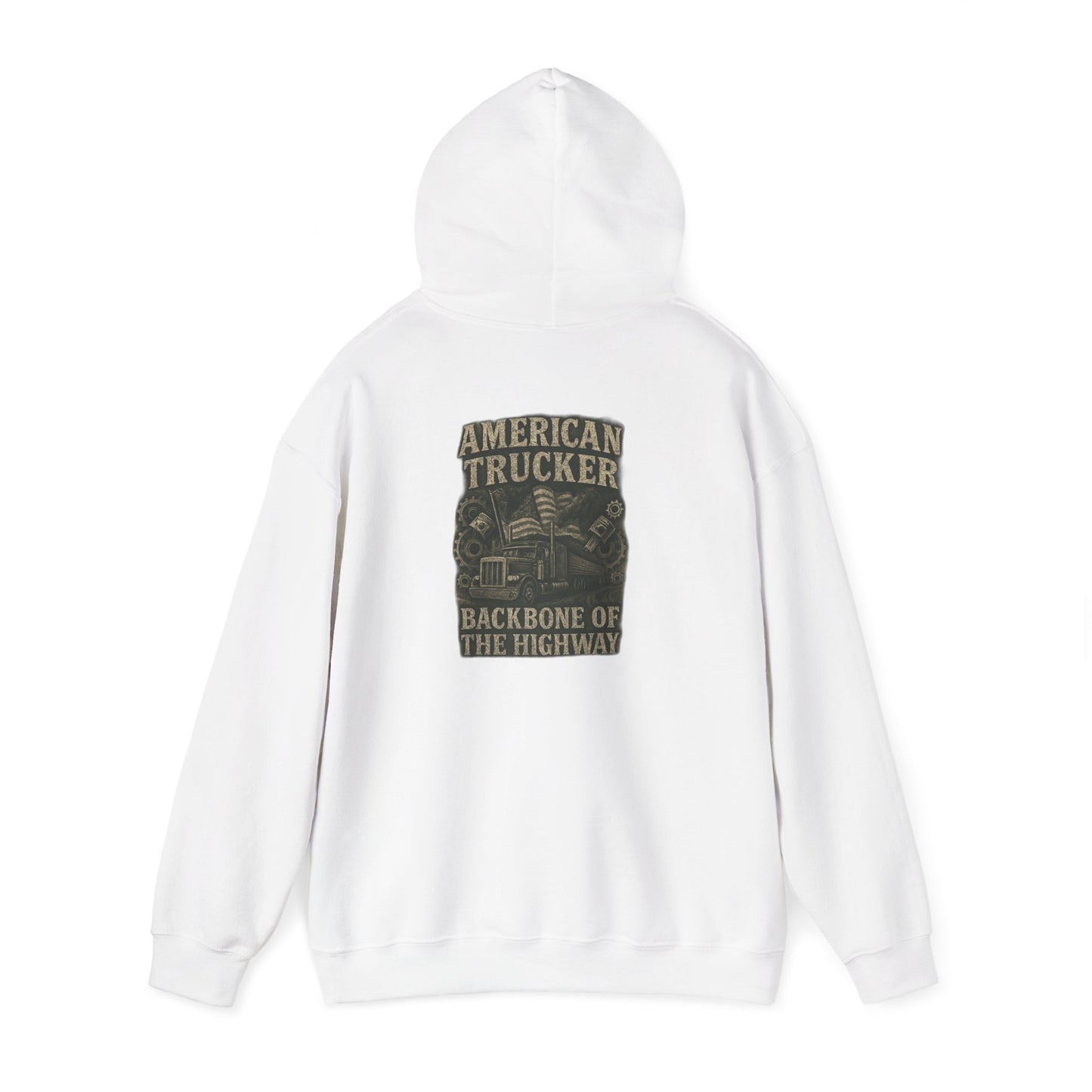 American Trucker-Backbone of the Highway Hoodie