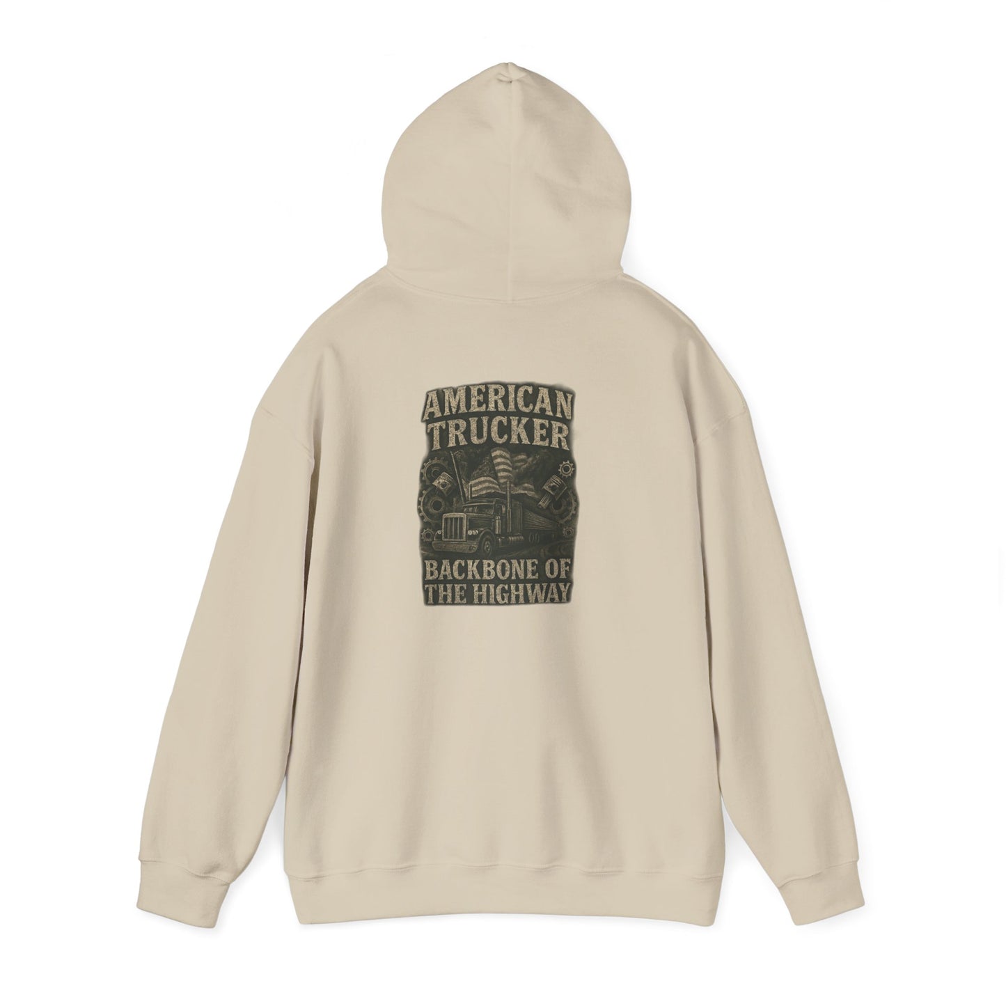 American Trucker-Backbone of the Highway Hoodie