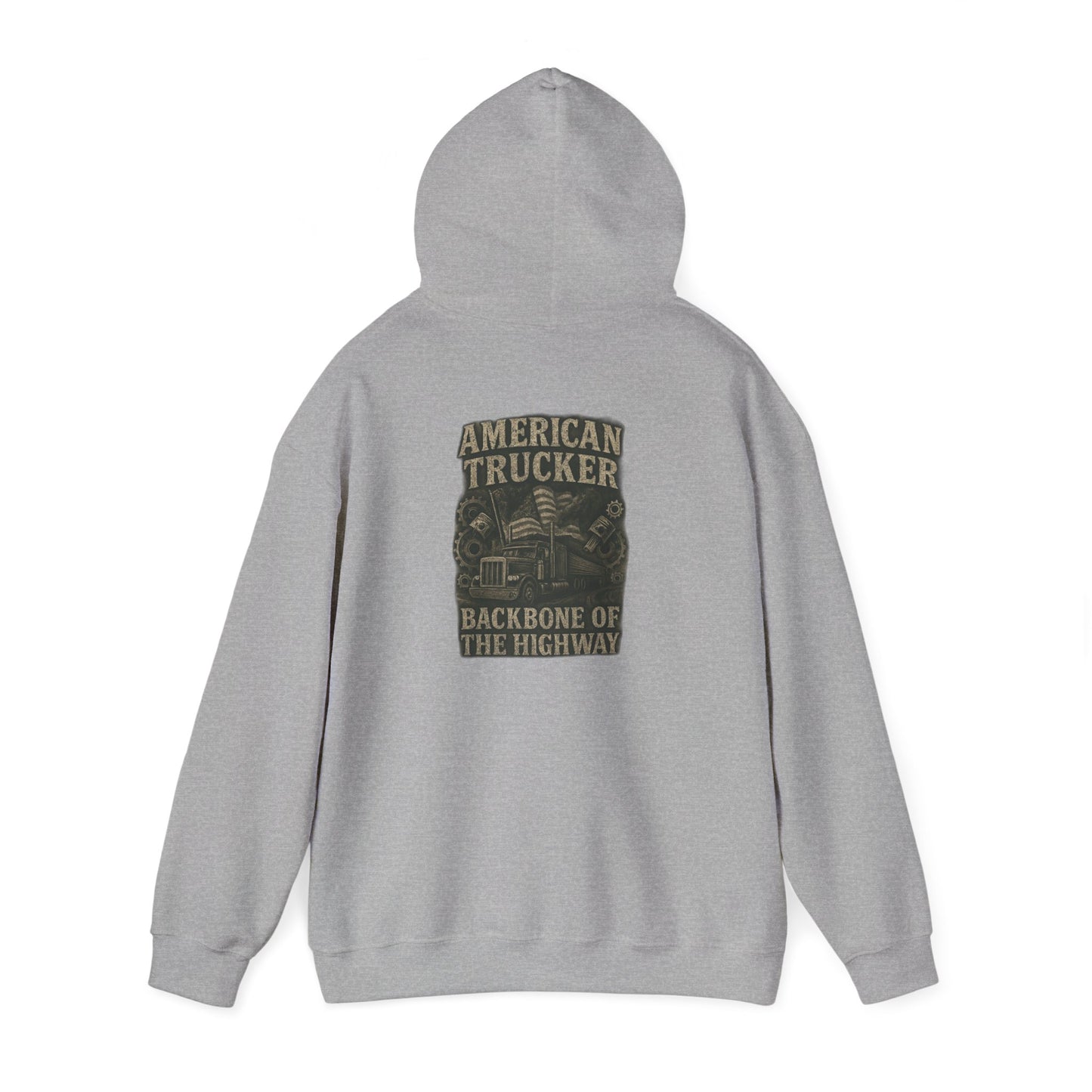 American Trucker-Backbone of the Highway Hoodie