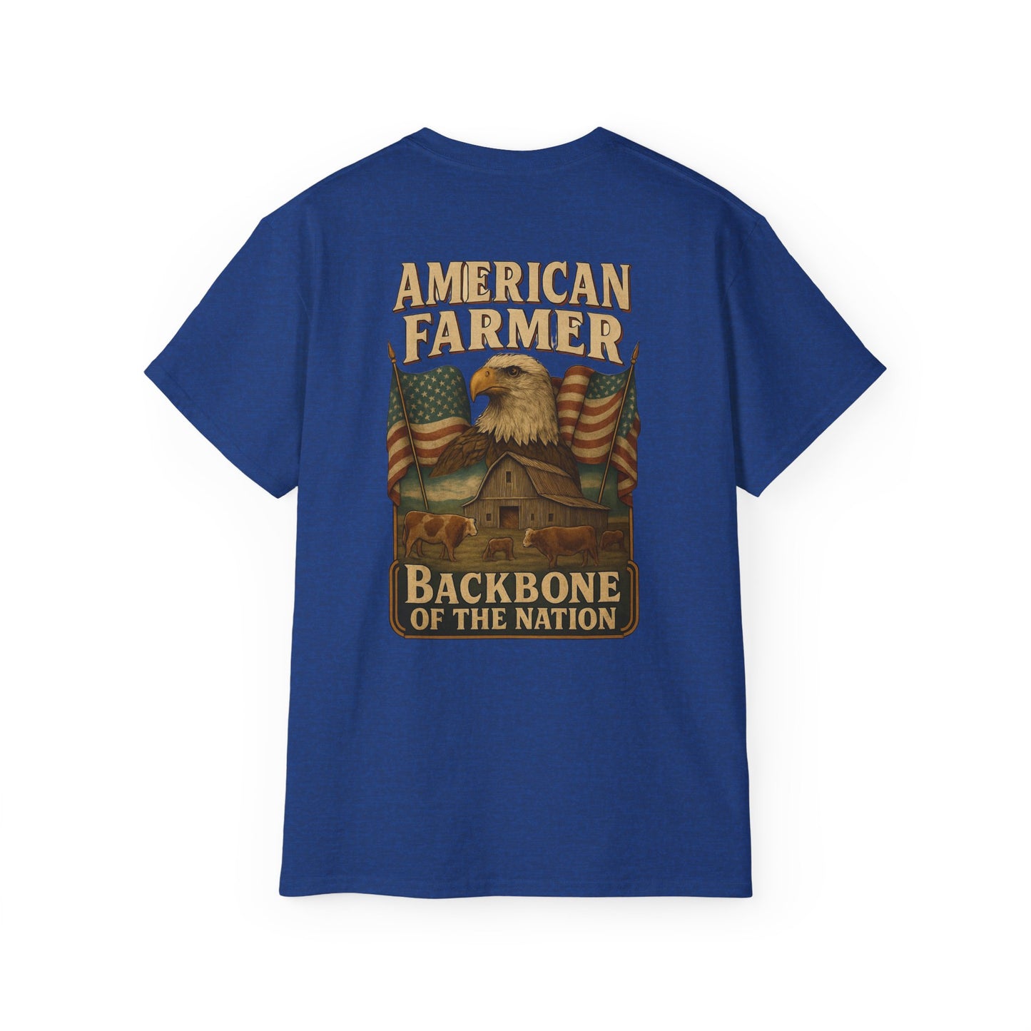 American Farmer-Backbone of The Nation T-Shirt