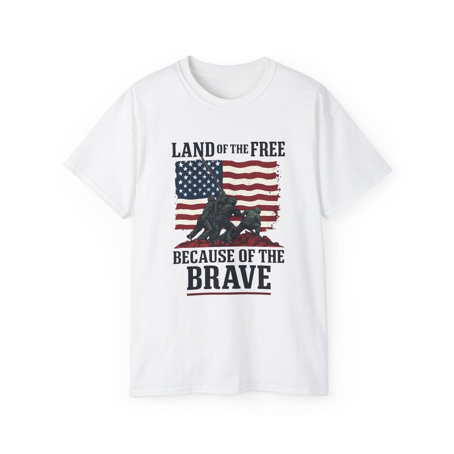 Land of the Free, Because of the Brave T-Shirt