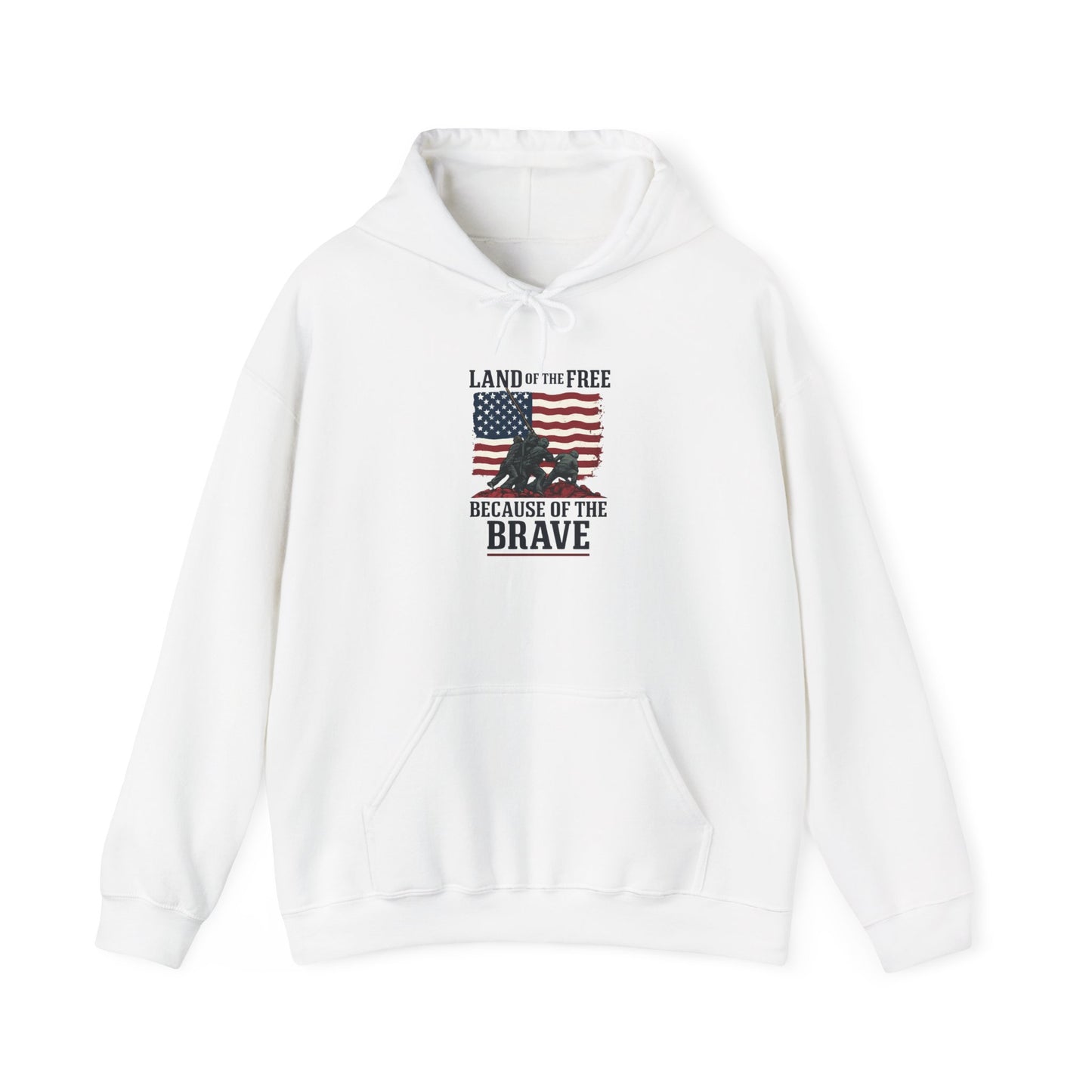 Land of the Free, Because of the Brave Hoodie