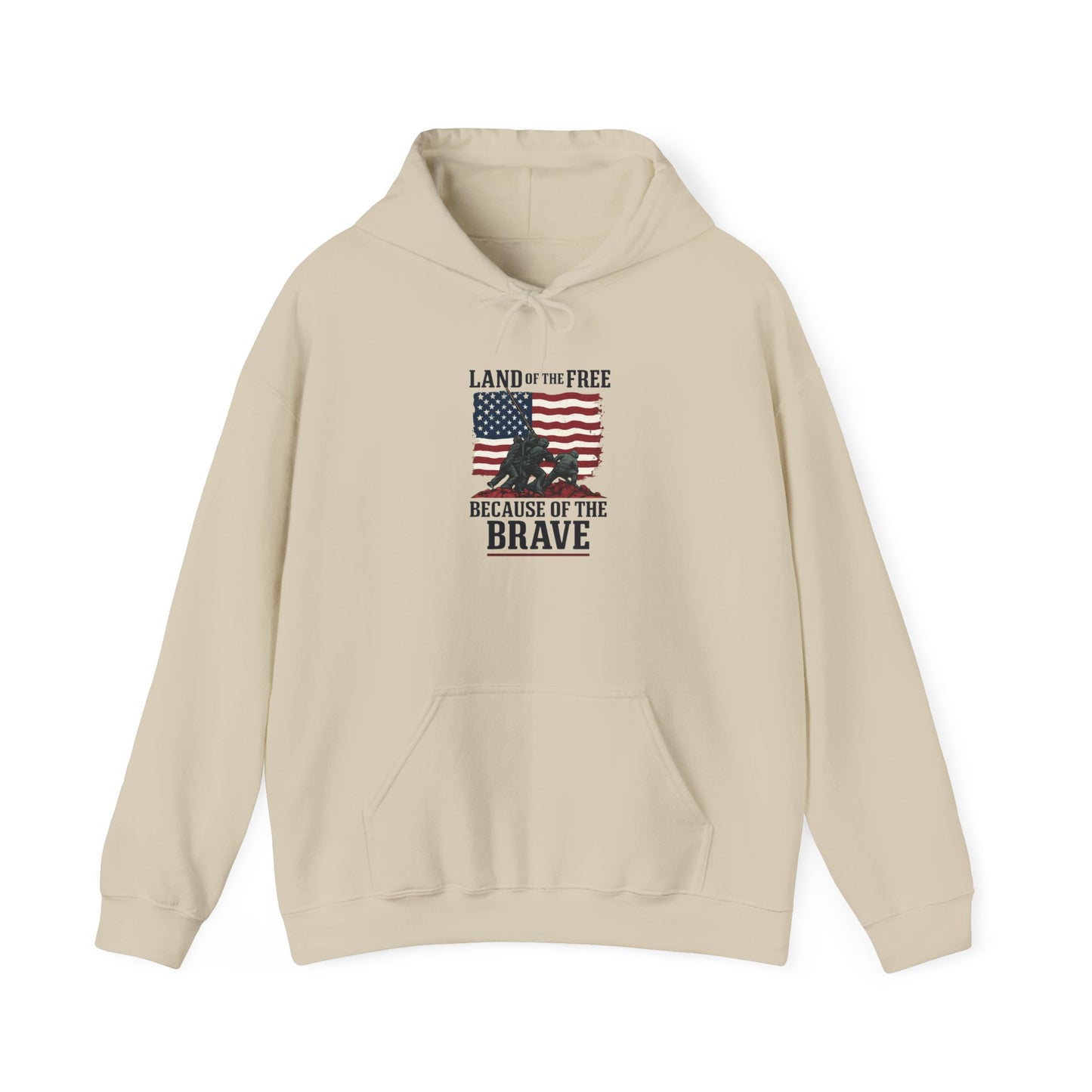Land of the Free, Because of the Brave Hoodie