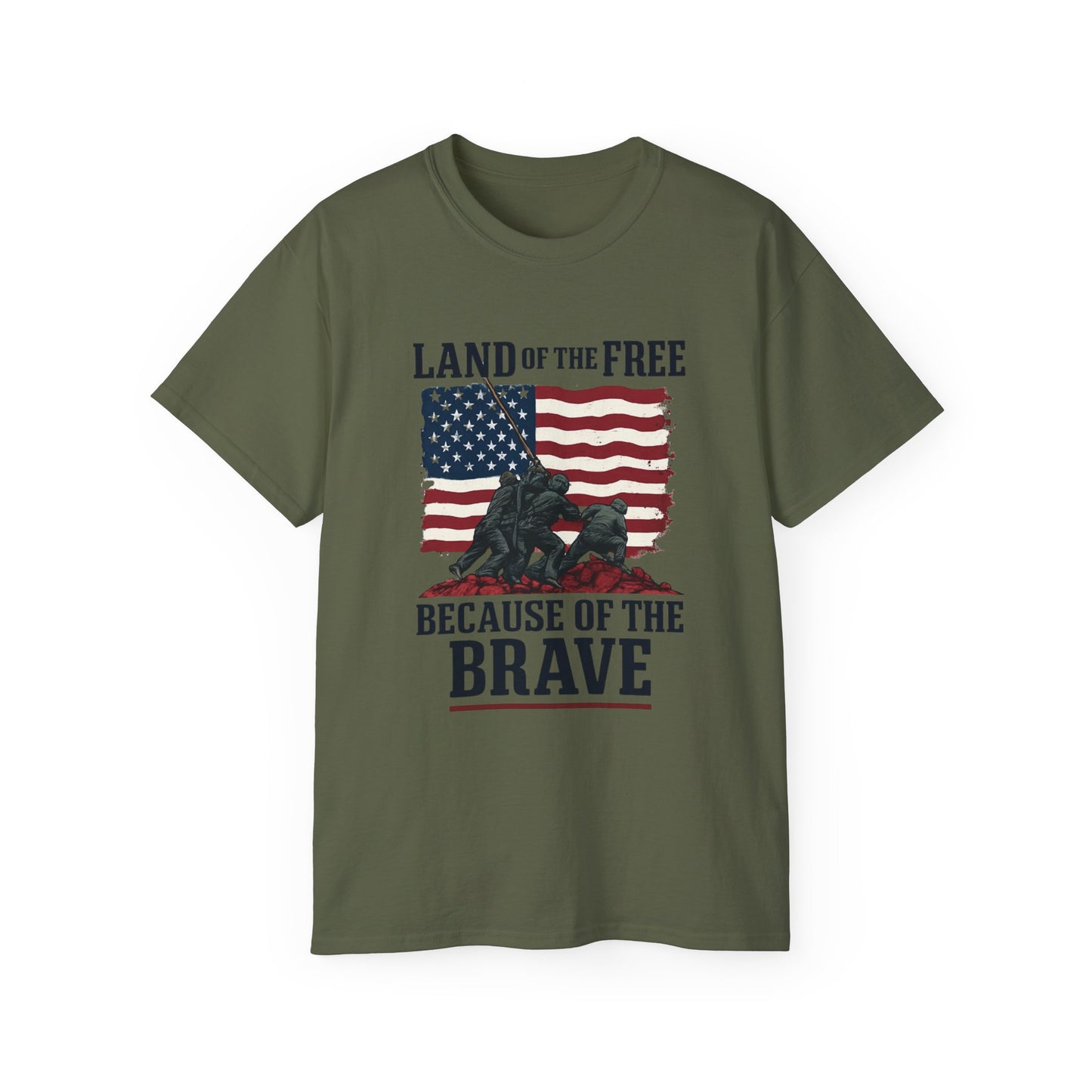 Land of the Free, Because of the Brave T-Shirt