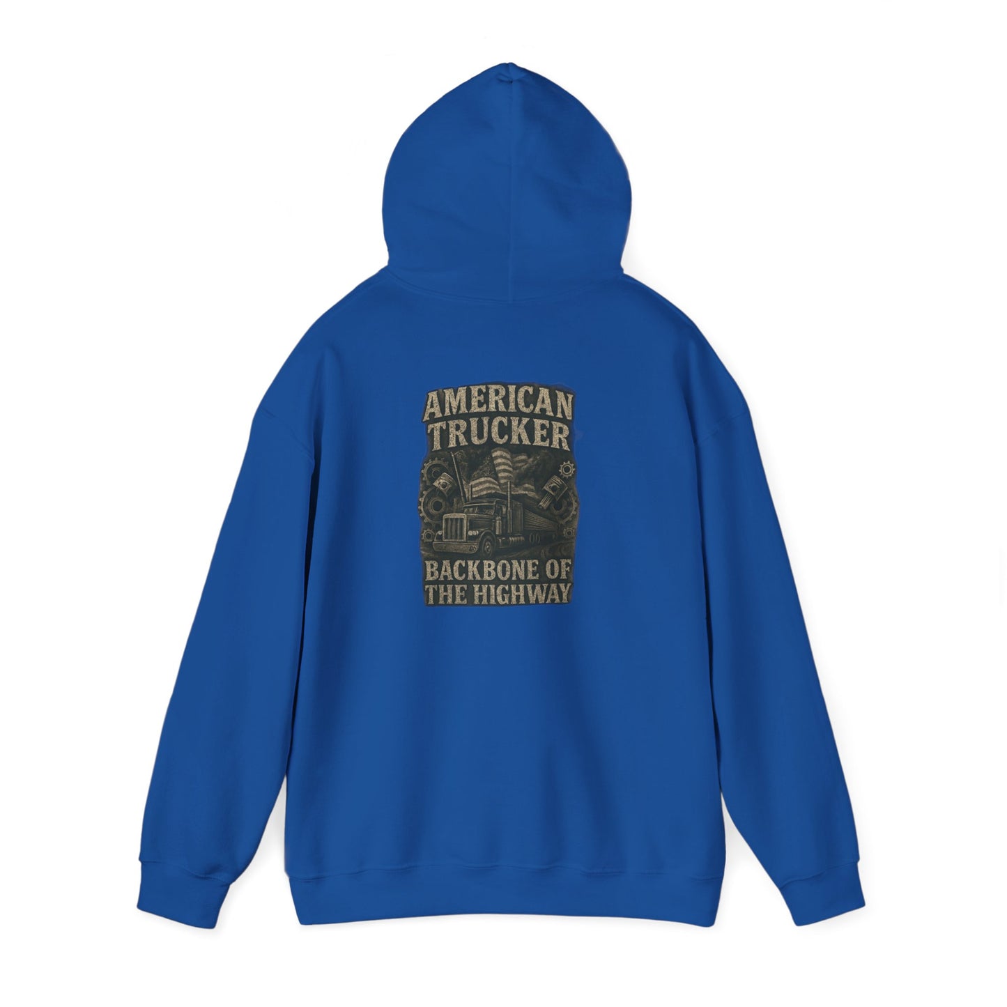 American Trucker-Backbone of the Highway Hoodie