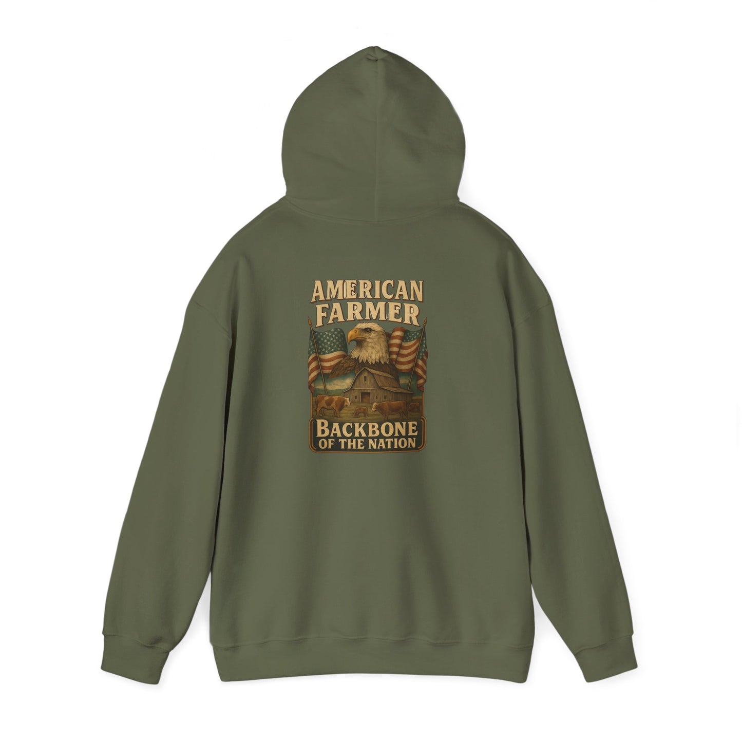 American Farmer-Backbone of the Nation Hoodie