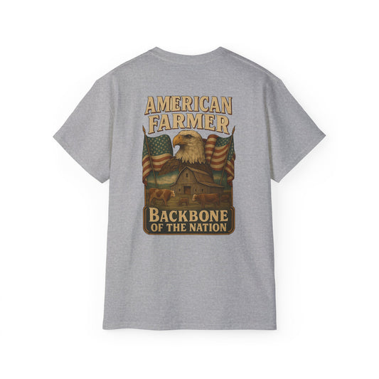 American Farmer-Backbone of The Nation T-Shirt