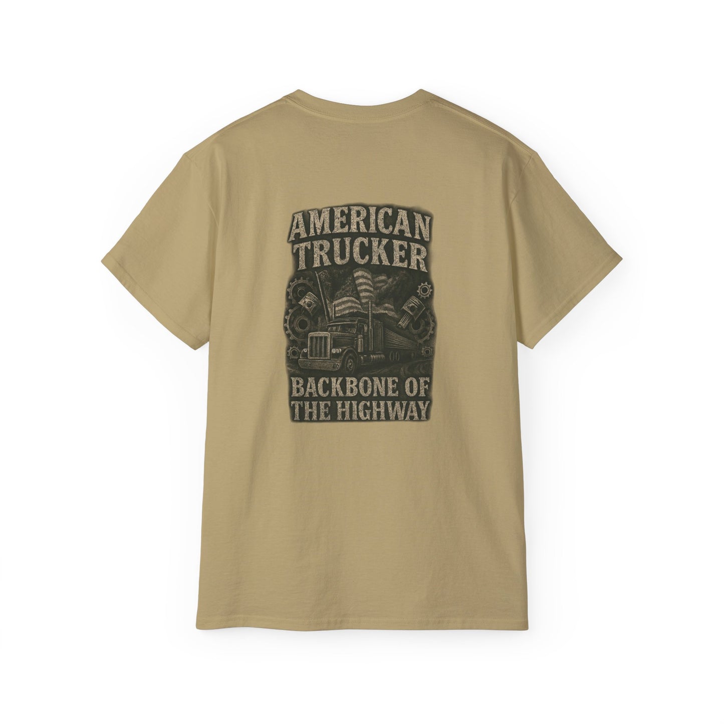 American Trucker-Backbone of the Highway T-Shirt