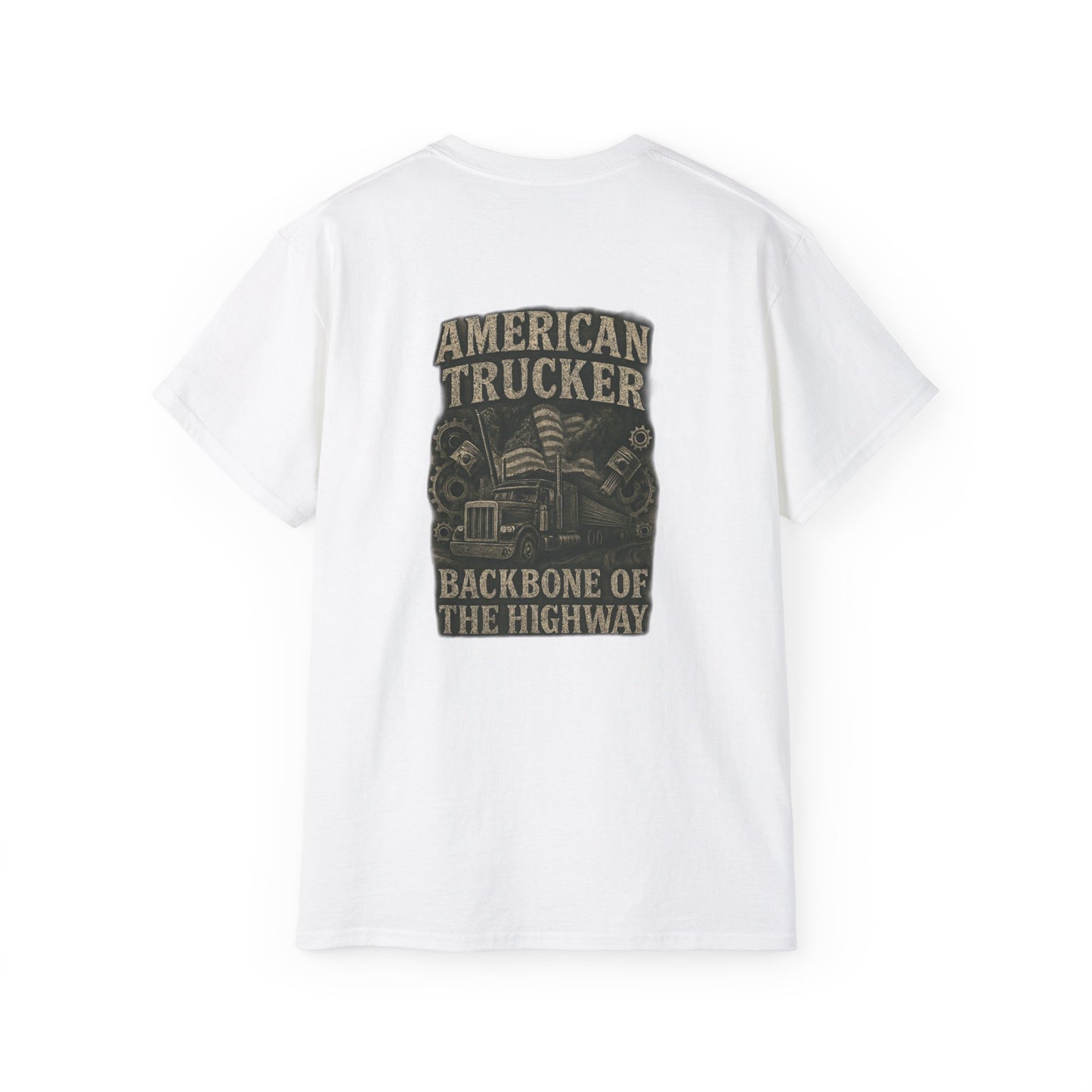 American Trucker-Backbone of the Highway T-Shirt