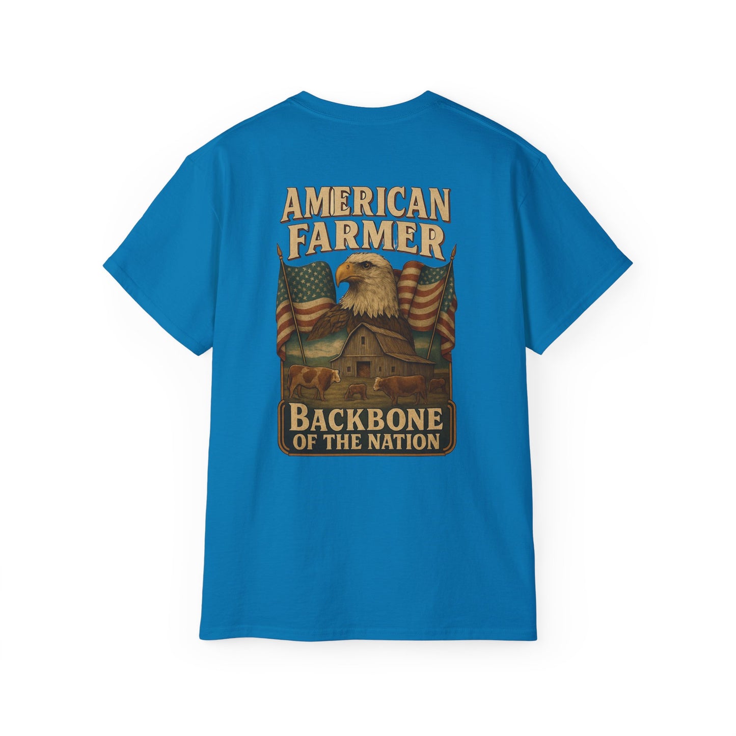 American Farmer-Backbone of The Nation T-Shirt