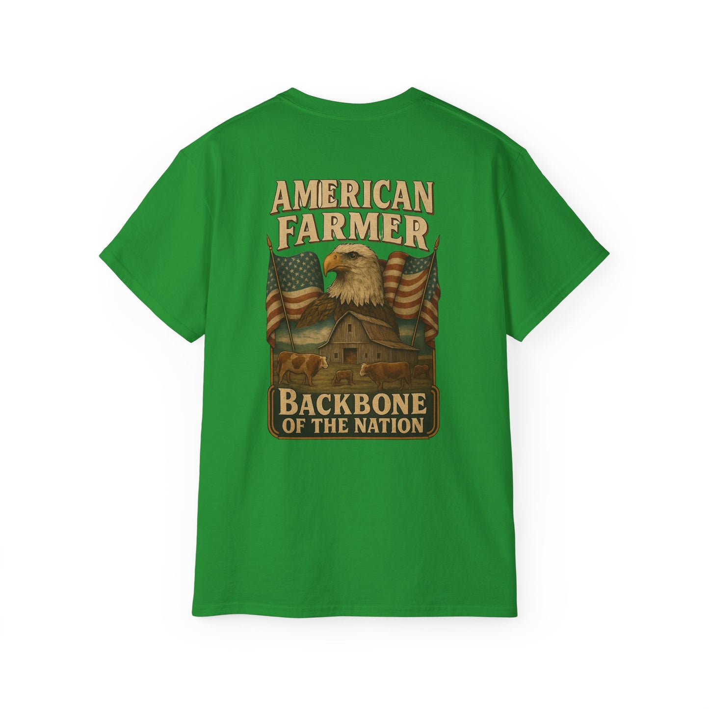 American Farmer-Backbone of The Nation T-Shirt