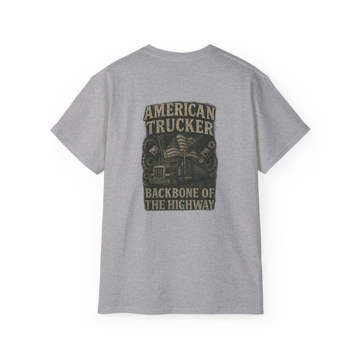 American Trucker-Backbone of the Highway T-Shirt